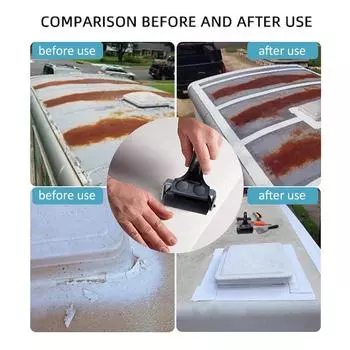 Лента для крыши автофургона Лента для герметизации крыши автофургона Водонепроницаемая, устойчивая к погодным условиям, высокоадгезивная Натуральный бутиловый клей белый