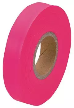 Лента для маркировки Shinwa Sokutei 15 мм x 50 м, флуоресцентная розовая, 10 шт. 50153 флуоресцентный розовый