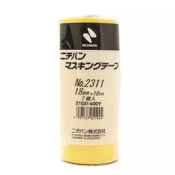 Лента для маскировки автомобиля Nichiban 18 мм x 18 м 7 рулонов