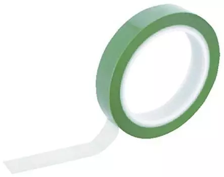 Лента для маскировки TRUSCO Plating тонкая 19 мм x 66 м x 0,061 мм TMMT-1966-A зелёный