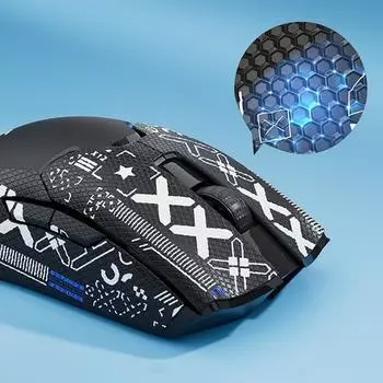 Лента для мыши, скейт, наклейка ручной работы, нескользящая, присасывается, пот для Viper Ultimate