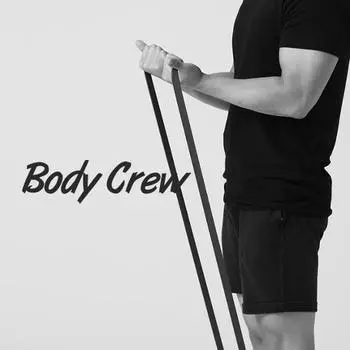 Лента для подтягиваний Body Crew Power (сильный) HARD_Black