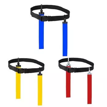 Лента для погони Футбольный пояс с флажком Футбольный матч-пояс Ремень для регби Командные виды спорта жёлтый