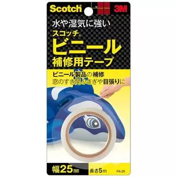 Лента для ремонта 3M Scotch Vinyl 25,4 мм x 5,08 м PA-25
