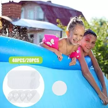 Лента для ремонта бассейна, практичная прозрачная ПВХ поплавковая наклейка для отдыха, товары для дома 20PCS