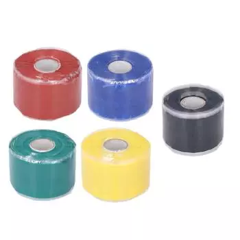 Лента для ремонта из силиконовой резины, длина 5 м, ширина 50 мм, толщина 0,8 мм, самоклеящаяся лента для герметизации протечек в шланге Yellow