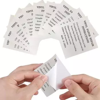 Лента для ремонта палаток - термостойкая, надувной ремонтный комплект (10 кусочков) 10pcs