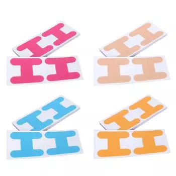 Лента для рта, 80 отсчетов, чистый цвет, дышащая, I-образная лента для сна, для детей и взрослых Light Blue