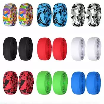 Лента для руля Цветная лента для руля велосипеда EVA Ремешок для противоскользящей ручки велосипеда Велосипедное оборудование Аксессуары для шоссейных велосипедов