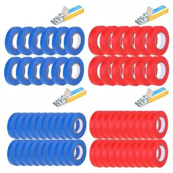 Лента для садовой завязки со станком для подвязки растений — набор из 12 предметов 12PCS синий