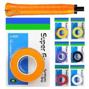 Лента для теннисной ракетки 110 см, противоскользящая, поглощающая пот, противоударная, эластичная, многофункциональная, удочка, ракетка для бадминтона, весло, накидка белый