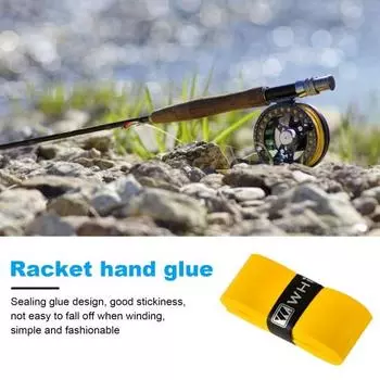 Лента для теннисной ракетки, высокоэластичная, противоскользящая, впитывающая пот, лента для захвата, спортивные аксессуары красный