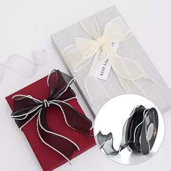 Лента для упаковки подарков, мягкая тонкая текстура, многоцветная упаковка для рукоделия, товары для вечеринок белый