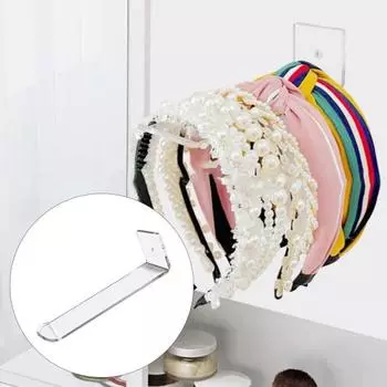 Лента для волос, многофункциональная прозрачная стойка для хранения, компактная, 1 комплект, вешалка для шляп, органайзер для дома, спальни 6pcs