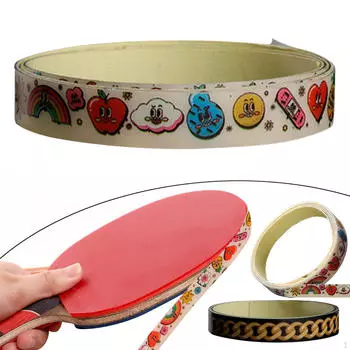 Лента для защиты кромок ракеток для настольного тенниса, защитная лента, накладки для защиты от столкновений и ракетки Style A