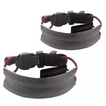 Лента-фиксатор подола брюк ROCKBROS для велосипеда/мотоцикла, фиксирующая повязку на щиколотке, светоотражающая лента, входящая в комплект, растягивающаяся, регулируемый размер, предотвращает