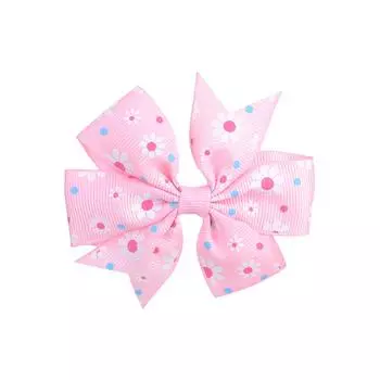 Лента гросгрейн 3,2 дюйма, бутик, градиентный цвет, банты для волос с зажимом для девочки, детские, ручная работа, бант-вертушка, радужные аксессуары