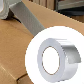 Лента из алюминиевой фольги 2 дюйма на 82 фута для герметизации и ремонта воздуховодов Textured Surface