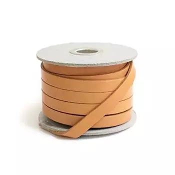Лента из дубленой кожи Nippon Chuko, длина 10 мм, рулон 10 м, бежевая, MTLS1010-1, лист натуральной кожи для рукоделия