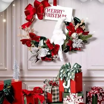 Лента из красной мешковины с проволочным краем, 2,48 дюйма x 10 ярдов — идеально подходит для больших бантов, гирлянд и уличных украшений 1 roll