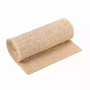 Лента из мешковины из джута и натуральной ткани в деревенском стиле для стола, стула для рукоделия, для дома, свадьбы, вечеринки 15x200 см