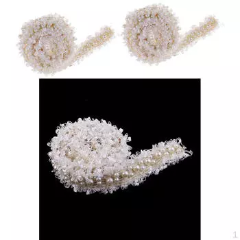 Лента из жемчужных бусин, 2 ярда, свадьба своими руками