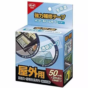 Лента Konishi Strong Repair Tape Bond Storm Guard Clear 50 мм Прозрачная Ширина 50 мм #04929