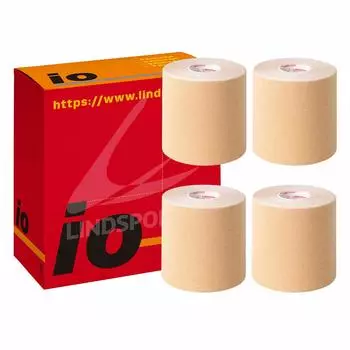 Лента LINDSPORTS Iotape 75 мм x 4 шт. 5,0 м (Загар (цвет кожи))