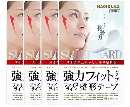 Лента Magi Labo Face Line Shaping Tape Strong Type 100 шт. MG22124 (4 комплекта)