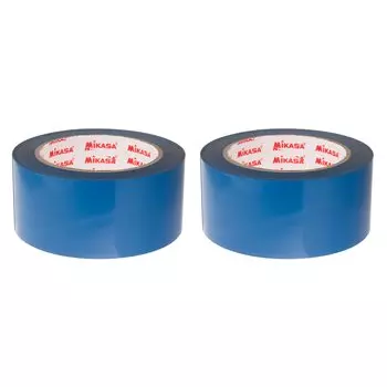 Лента MIKASA Line Tape синяя полипропиленовая ширина 50 мм x 50 м x 2 рулона BL (Неэластичный тип) ПП-500 синий