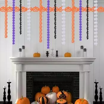 Лента на Хэллоуин, тыква, летучая мышь, призрак, паук, сетка, ремесленная лента, украшение для подарочной упаковки, украшение для Хэллоуина оранжевый