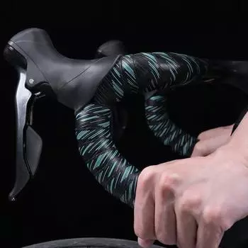 Лента на руль велосипеда, износостойкая, высоковязкая, амортизирующая, простая установка, лента для руля дорожного велосипеда, MTB белый