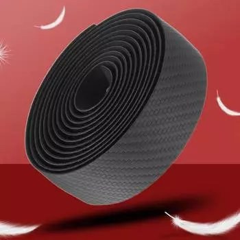 Лента на руль велосипеда, нескользящая, противоударная, мягкая, водонепроницаемая, универсальная, простая установка, ручка для велосипедного шоссейного велосипеда, ремень чёрный