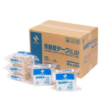 Лента Nichiban Cloth Tape 50 мм x 25 м 30 рулонов Охра 121-50AZ30P