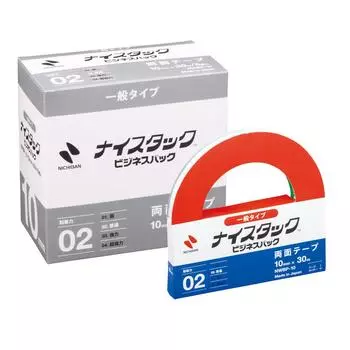 Лента Nichiban Nicetack Business Pack 5 рулонов 10 мм x 30 м Двусторонняя (Генеральная) НВБП-10