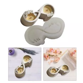 Лента орнамент силиконовая форма подсвечник формы ручной работы форма для чашки свечи гипс бетон цемент штукатурка формы декоры S