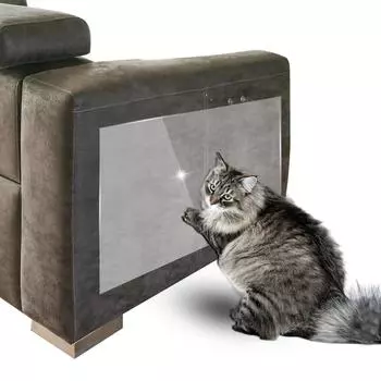 Лента от царапин для защиты мебели от царапин для кошек, прозрачная двухсторонняя липкая лента для защиты дивана от царапин