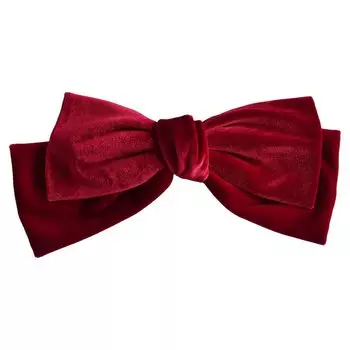 Лента Пони Крючок Большая Велюровая Свадебная Большая Милая Стильная Заколка Для Волос Аксессуар Для Волос Красный Женский 02.