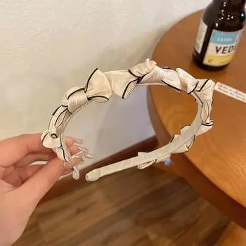 Лента-повязка на голову Противоскользящая повязка для волос Умывание лица Макияж Повязка для волос Ежедневные аксессуары для волос для девочек