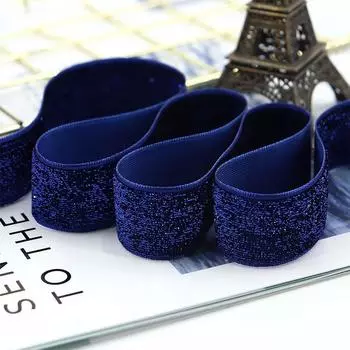 Лента ручной работы, праздничное украшение, цветная бархатная лента, декор для свадебной вечеринки, ширина 25 мм