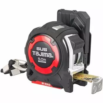 Лента Tajima Convex из толстой нержавеющей стали толщиной 5 м x 25 мм Cef G Stainless Lock Double Mag 25 GASFGSLWM25-50
