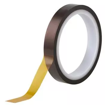 Лента термостойкая полиимидная 3M шириной 16 мм x 33 м, без силикона № 7414
