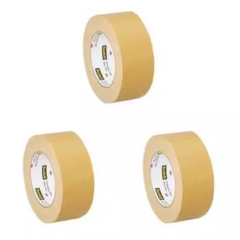 Лента упаковочная тканевая 3M Scotch Gum Tape легкая 50 мм x 25 м 509BEN (x 3)