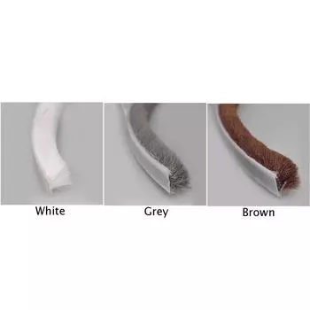 Лента уплотнения двери окна и полосы щетки Excluder проекта погоды с клеем 95mm белый