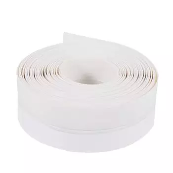 Лента-уплотнитель для окон и дверей из силиконовой резины шириной 35 мм, белая белый