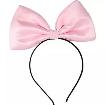 Ленточная повязка на голову Slow Deco Party, розовая, 1 шт.