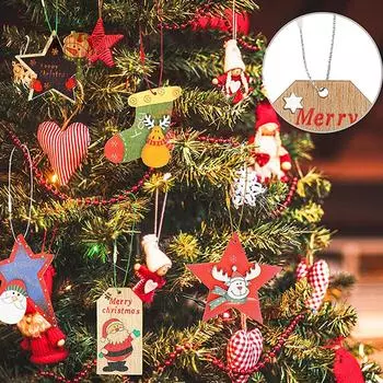 Ленточные украшения для рождественской елки, подвески для рождественских украшений, ремни для подвешивания с надежными застежками-кнопками красный