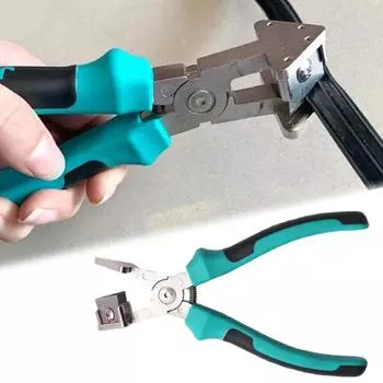 Ленточный резак V-образные ножницы для резиновых полосок, угол 90 градусов, ножницы с углом кромки ленты, плоскогубцы, инструмент для нарезки зелёный