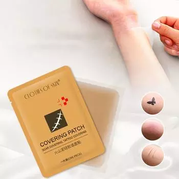 Ленты для маскировки дефектов шрама татуировки, компрессионный ультратонкий пластырь для татуировки от прыщей