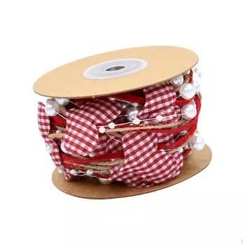 Ленты ко Дню Святого Валентина Лента с любовью Сердца Бусины Упаковка Шитье для свадьбы Декоративные